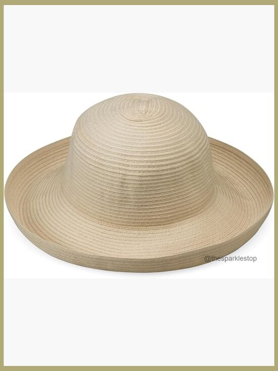 UPF 30+ Sun Hat, Packable, Adjustable, Wide Brim, Polyester Braid main image 6